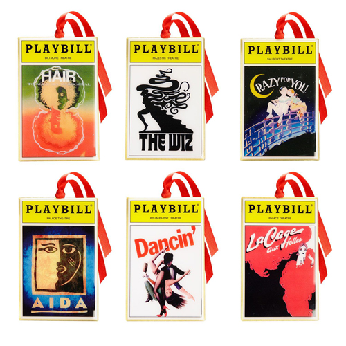 Playbill Ornaments