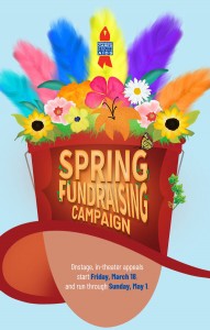 Spring Fundraising poster