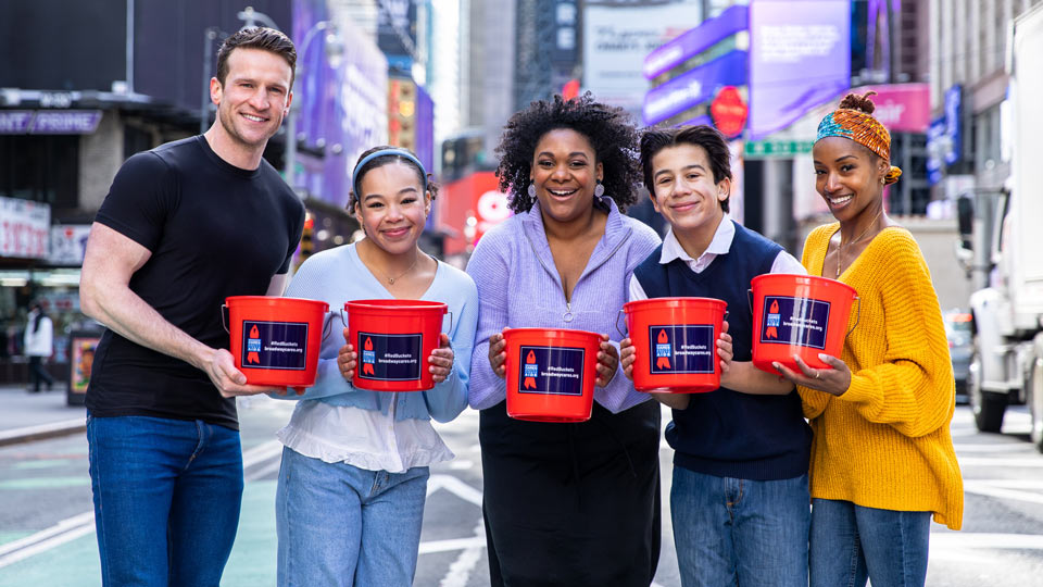 Claybourne Elder from Company, Kayla LaVine from The Music Man, Keisha Gilles from Aladdin, JT Church from The Music Man, and Donna Michelle Vaughn from The Lion King -  Photo by Rebecca J. Michelson