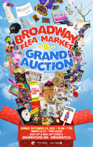 Broadway Flea Market & Grand Auction 2022 poster