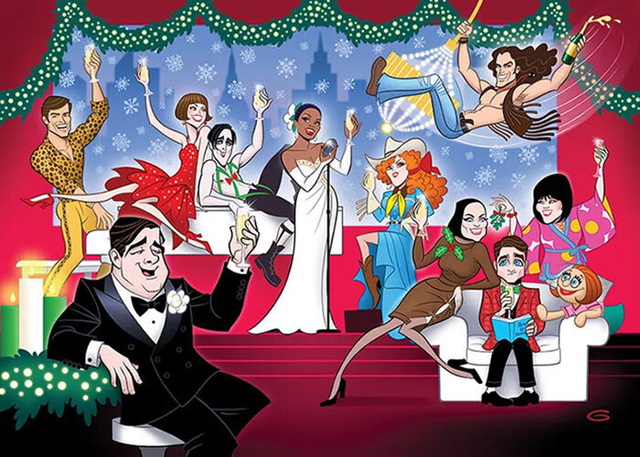 Broadway Cheer holiday card