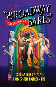 Broadway Bares 2025 poster